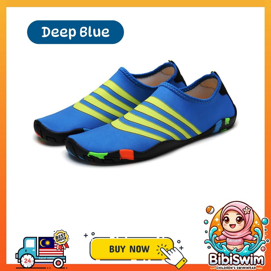 BIBISWIM Unisex Water Shoes | Quick-Dry Swimming, Diving, Beach & Outdoor