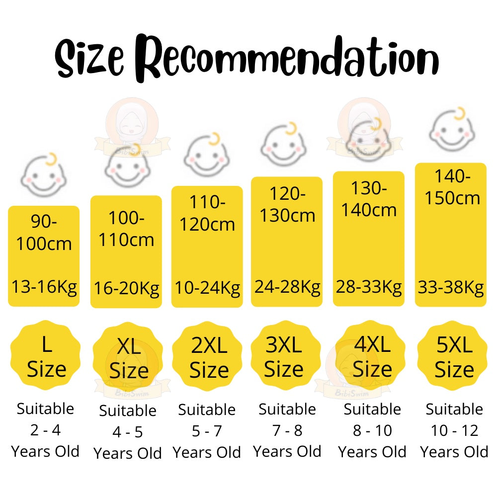 BIBISWIM Angel Swim Set with Hat