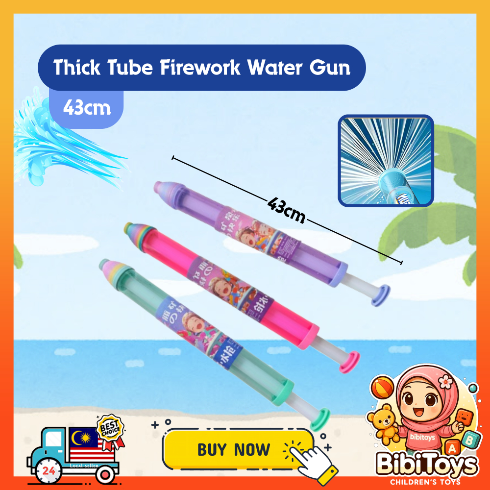 BIBISWIM Kids Outdoor Spray Water Gun Blaster Shooter Swimming Pool Beach Toys Mainan Pistol Air