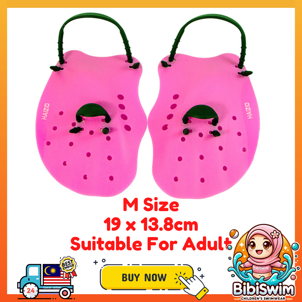 BIBISWIM Swimming Paddle Swimming Hand Paddles Pad Diving Swim Fin Training Adult Men Women Kids