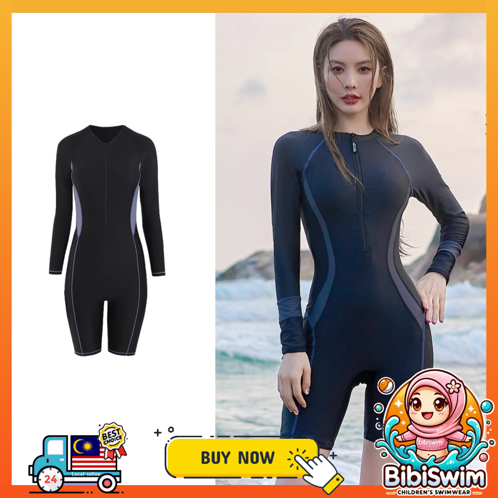 BIBISWIM Swimming Suit Woman Sports One-Piece Shorts Swimsuit Beachwear