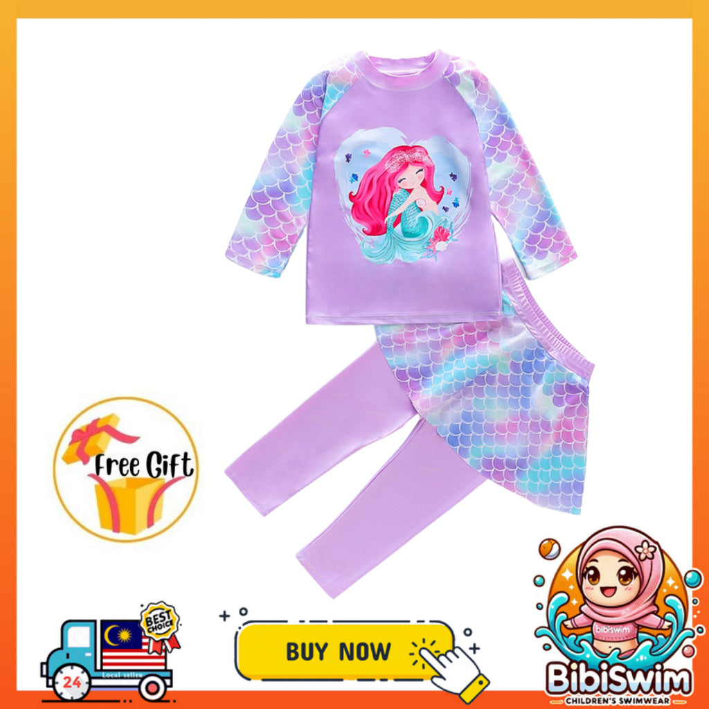 BIBISWIM UPF50 Mermaid Swim Set