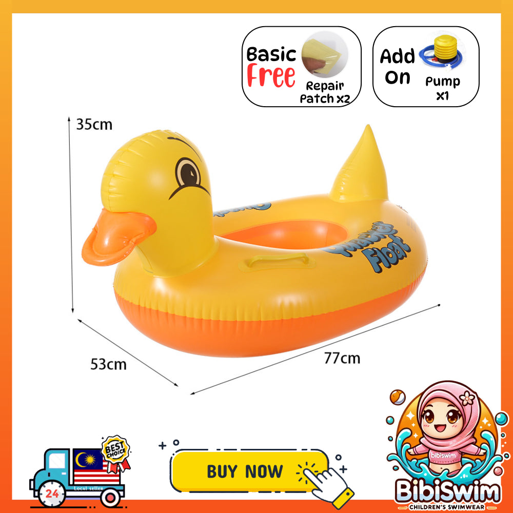 BIBISWIM Baby Swim Ring with Handle