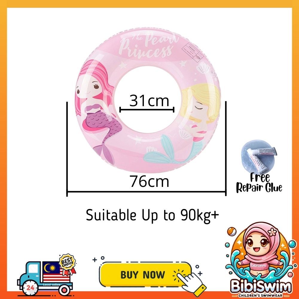 BIBISWIM Inflatable Donut Swim Ring