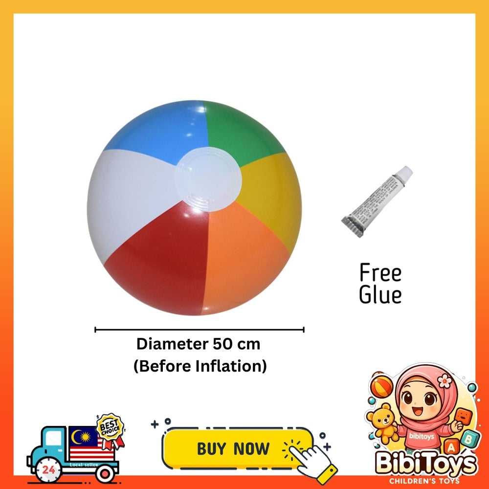 BIBISWIM Kids Inflatable Beach Ball Set
