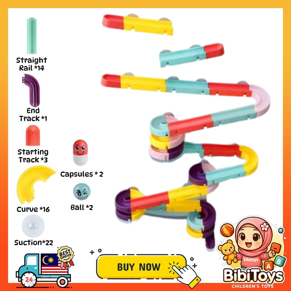 BIBISWIM Bath Ball Water Slide Track