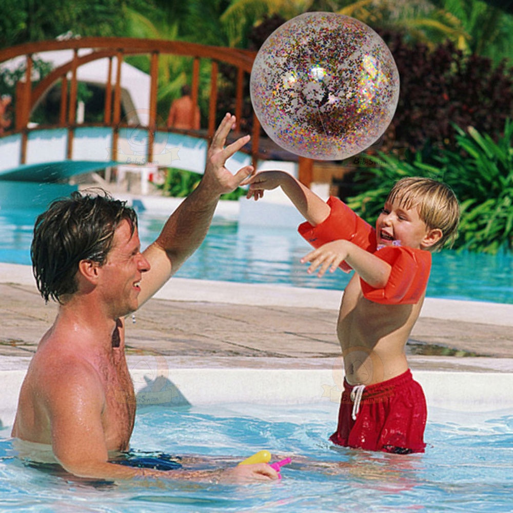 BIBISWIM Inflatable Kids Beach Ball Set
