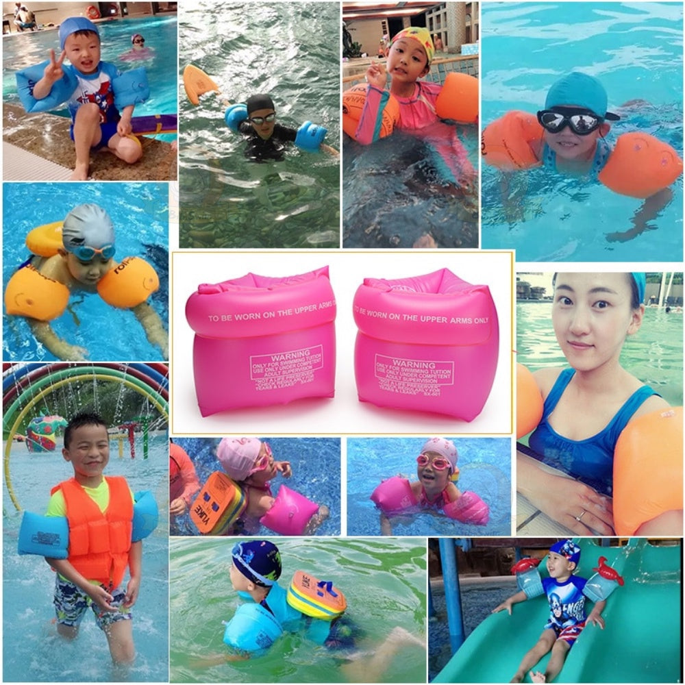 BIBISWIM Inflatable Arm Float 1 Pair for Kids & Adults | Pelampung Tangan