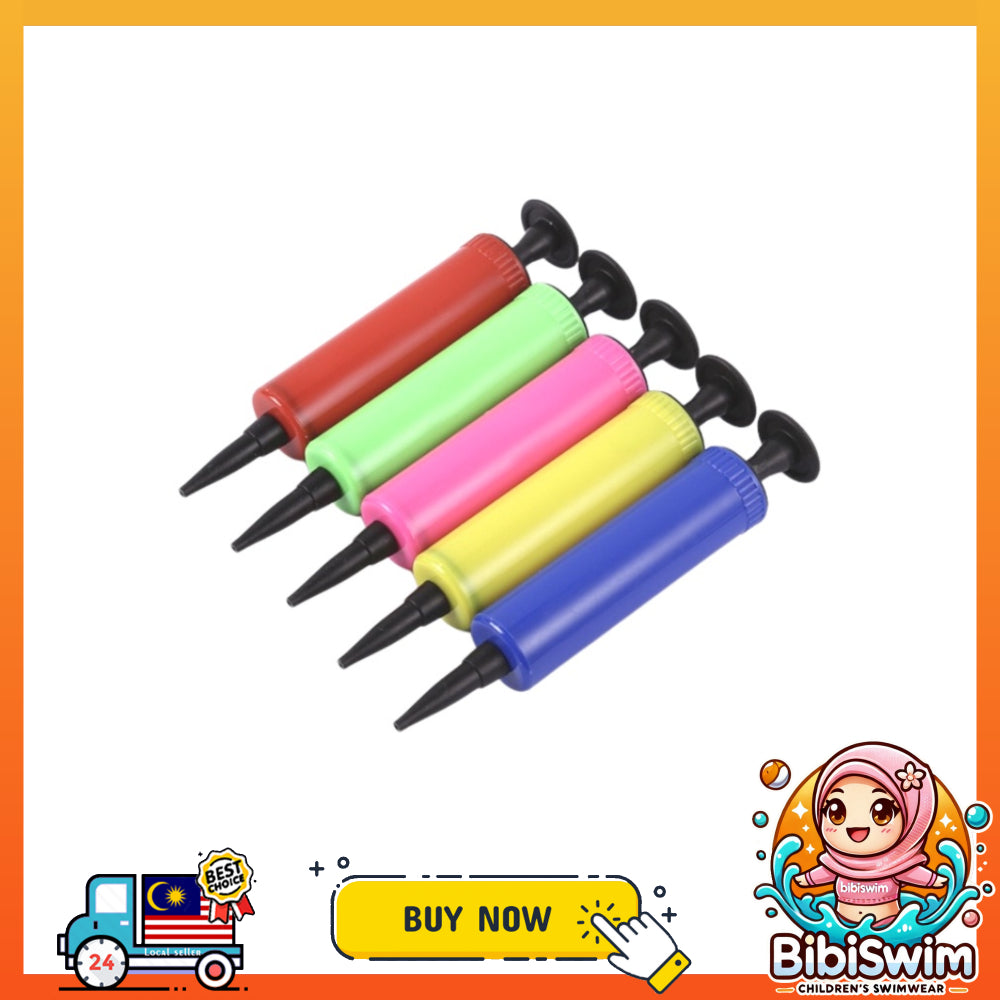 Portable Mini Manual Balloon Pump | Hand Push Air Inflator for Party