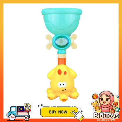 BIBISWIM Baby Bath Toys Water Play Pipes for Kids | Mainan Baby Mandi