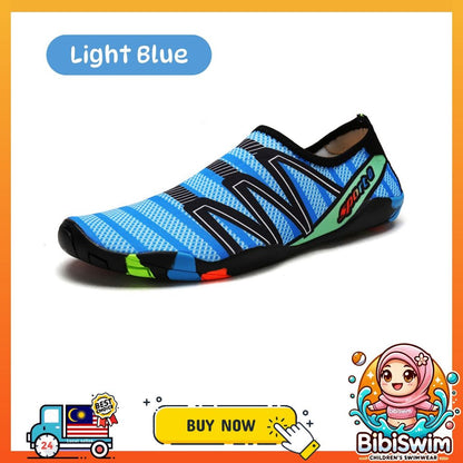 BIBISWIM Unisex Water Shoes | Quick-Dry Swimming, Diving, Beach & Outdoor