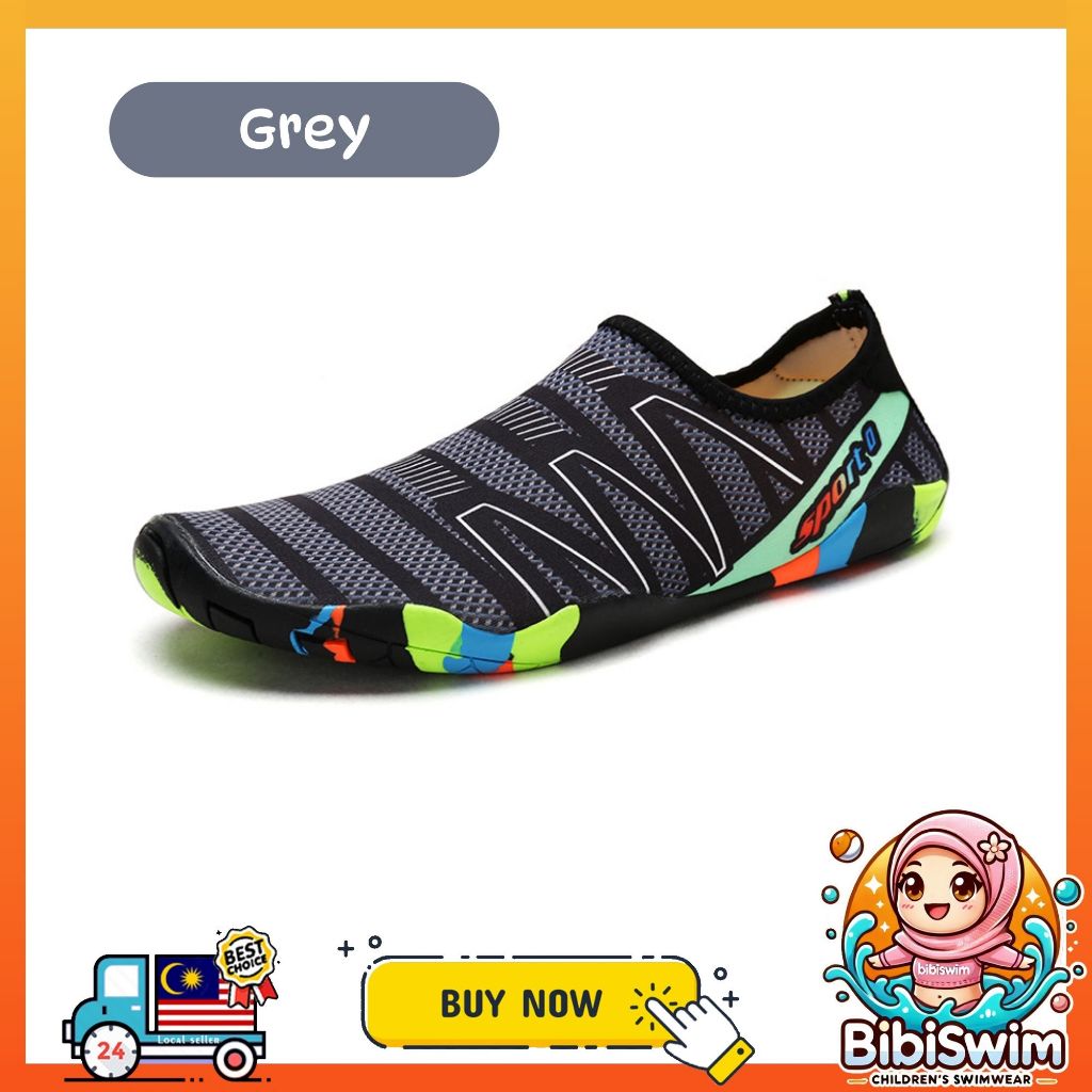 BIBISWIM Unisex Water Shoes | Quick-Dry Swimming, Diving, Beach & Outdoor