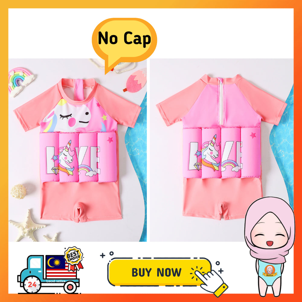 Newborn Baby Buoyancy Swimming Suit Boys | Kids Swim Float Vest Baju Pelampung Renang Kanak-kanak