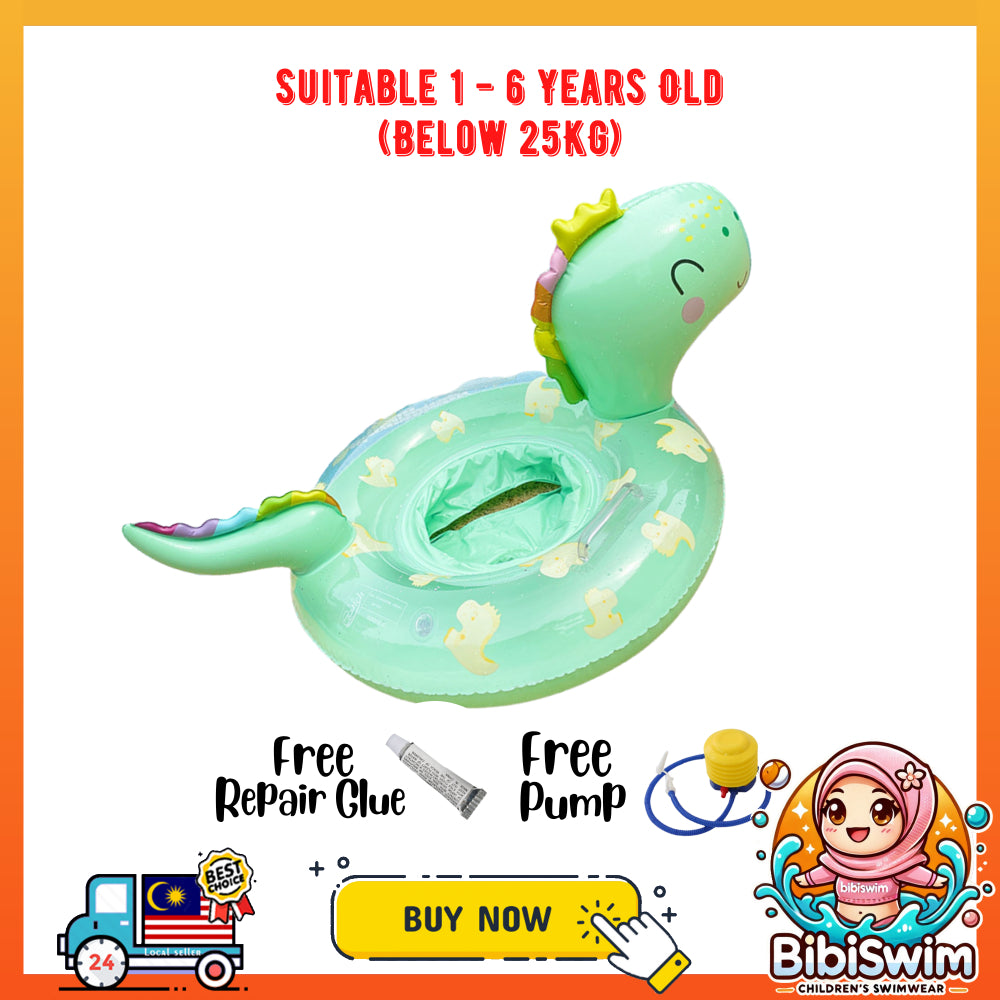 BIBISWIM Baby Swimming Float Ring | Pelampung Bayi & Kanak-Kanak