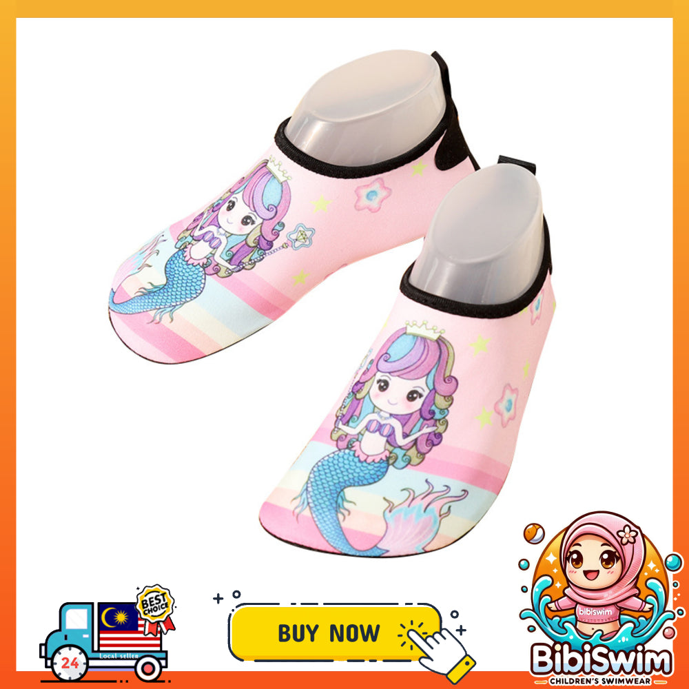 BIBISWIM Kids Swimming & Beach Shoes | Kasut Renang Budak