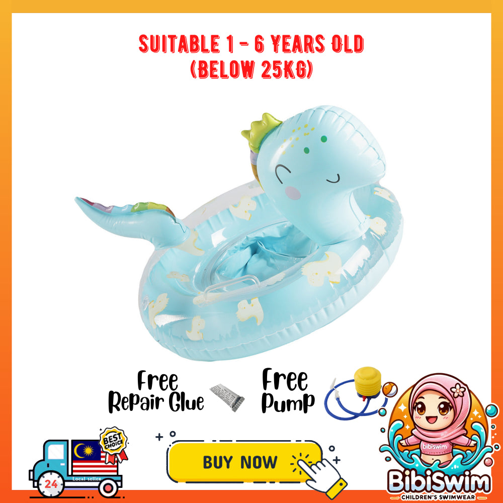 BIBISWIM Baby Swimming Float Ring | Pelampung Bayi & Kanak-Kanak