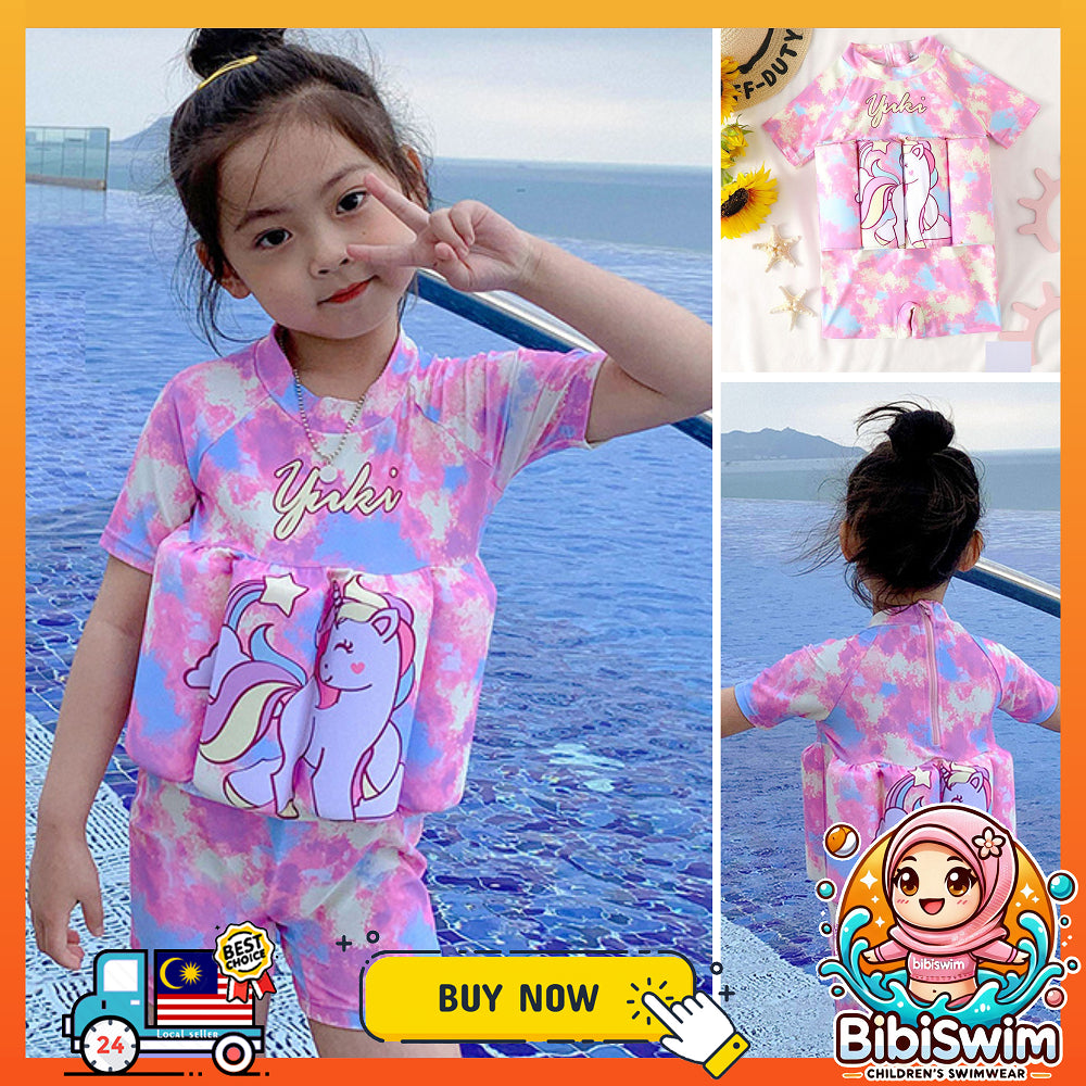 Newborn Baby Buoyancy Swimming Suit Boys | Kids Swim Float Vest Baju Pelampung Renang Kanak-kanak