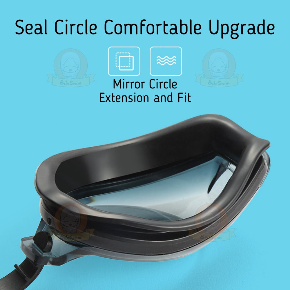 BIBISWIM Anti-Fog Kids Swim Goggles Set