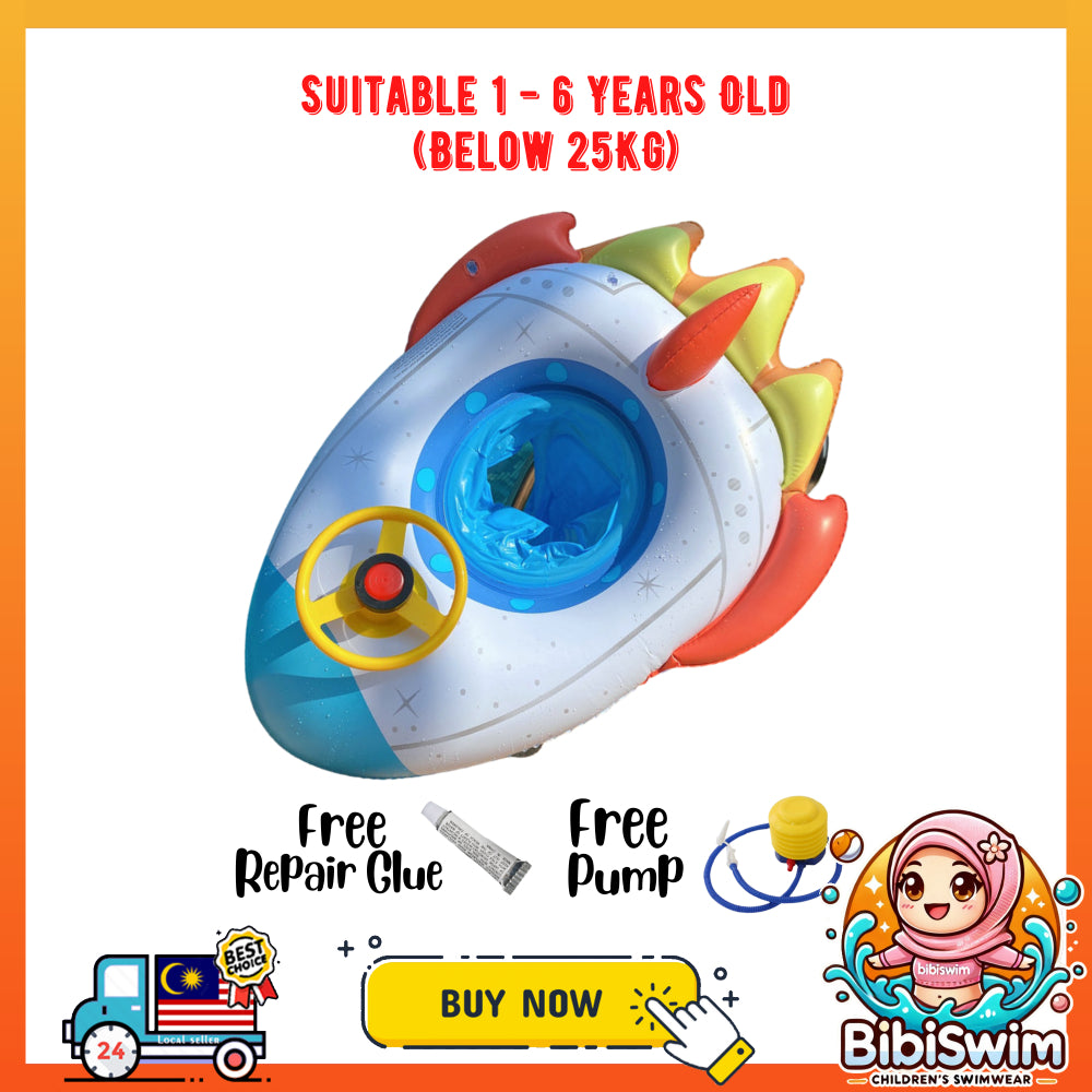 BIBISWIM Baby Swimming Float Ring | Pelampung Bayi & Kanak-Kanak
