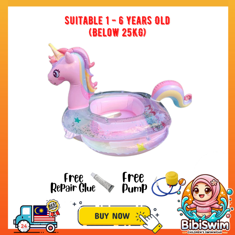 BIBISWIM Baby Swimming Float Ring | Pelampung Bayi & Kanak-Kanak