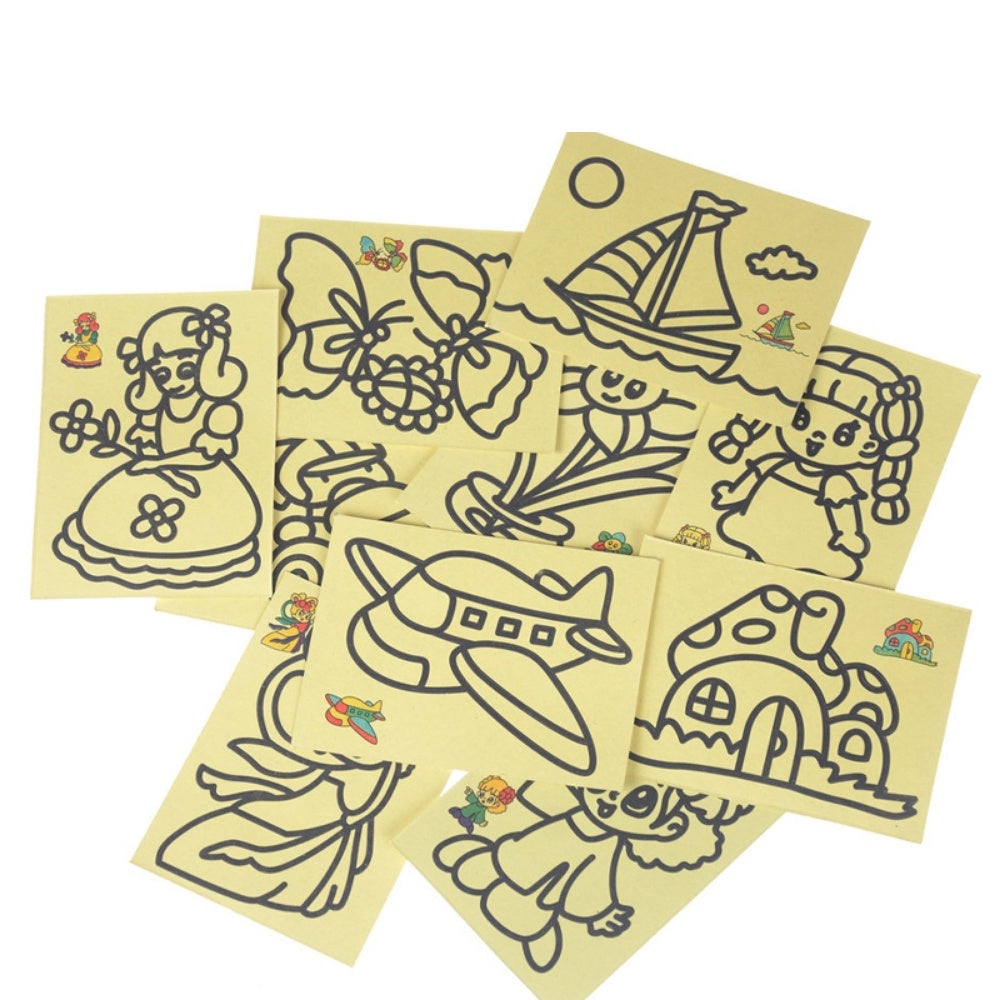 BIBISWIM Kids DIY Sand Art Paper Kit