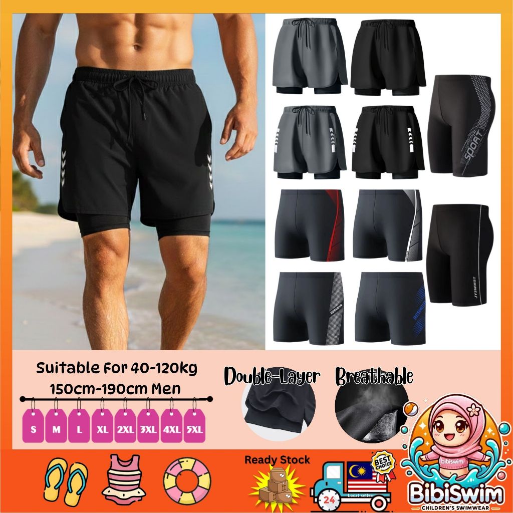 BIBISWIM Men’s Swim Trunks | Surf, Beach & Diving Swimwear Shorts