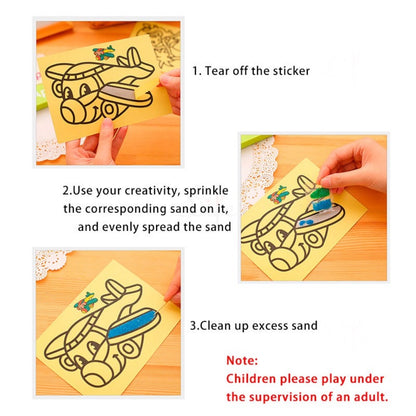 BIBISWIM Kids DIY Sand Art Paper Kit