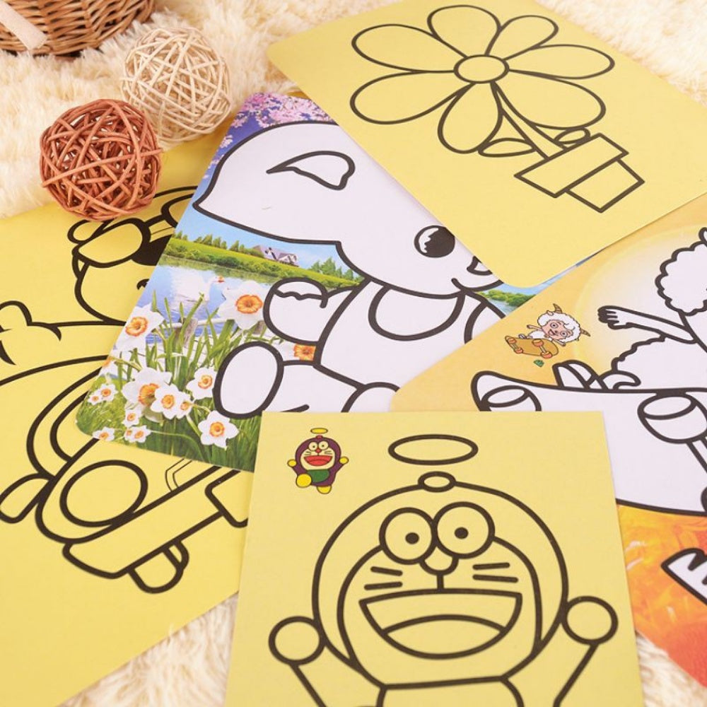 BIBISWIM Kids Sand Art Painting Set | DIY Colorful Drawing Craft