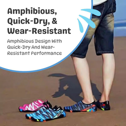 BIBISWIM Unisex Water Shoes | Quick-Dry Swimming, Diving, Beach & Outdoor