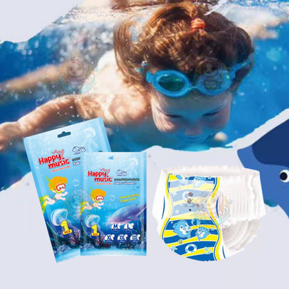 BIBISWIM Baby Swimming Diaper Pants Disposable & Leakproof | Lampin Renang