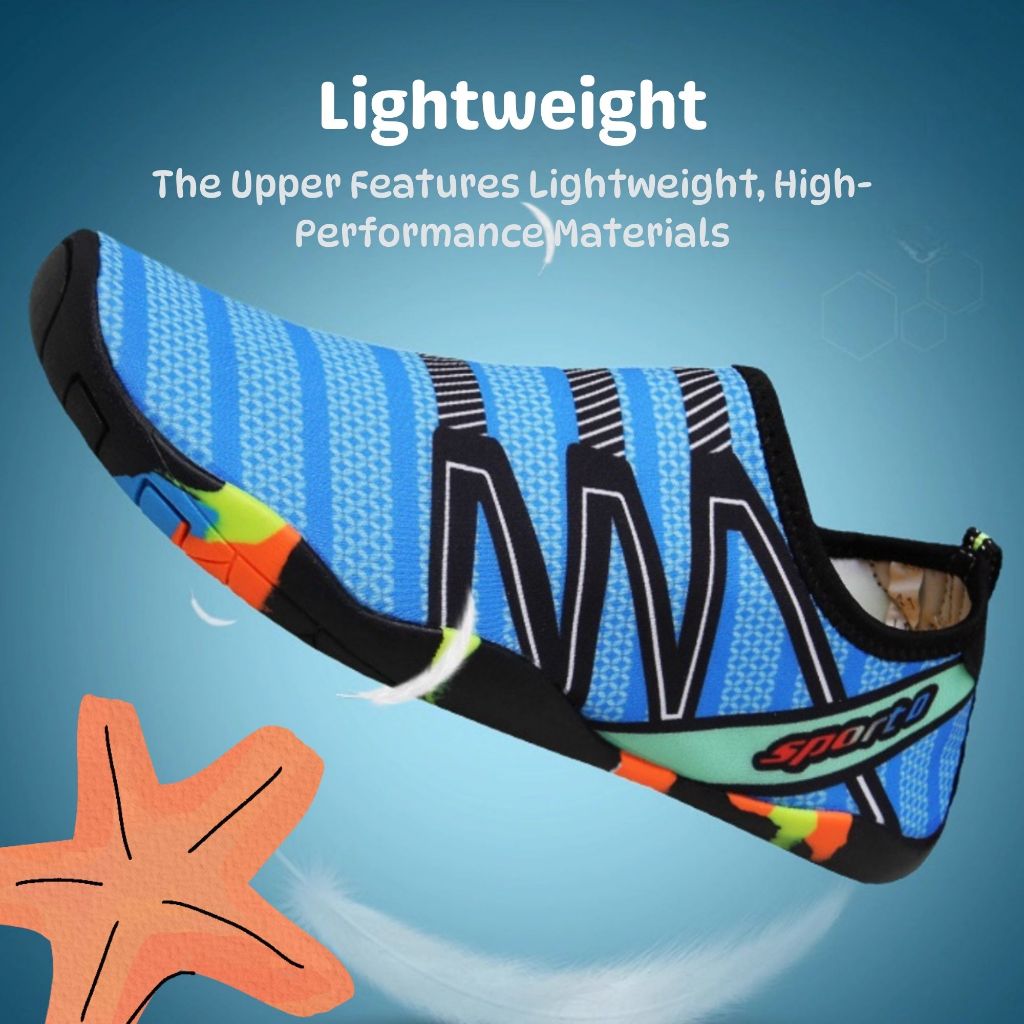 BIBISWIM Unisex Water Shoes | Quick-Dry Swimming, Diving, Beach & Outdoor