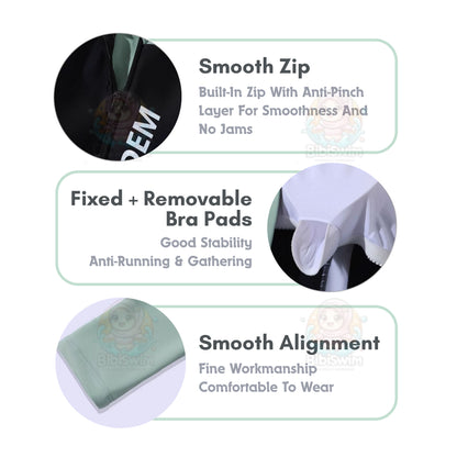 BIBISWIM Women Long Sleeve Swimsuit Skirt | Surf & Snorkeling Swimwear