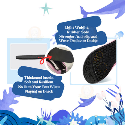 BIBISWIM Kids Swimming & Beach Shoes | Kasut Renang Budak