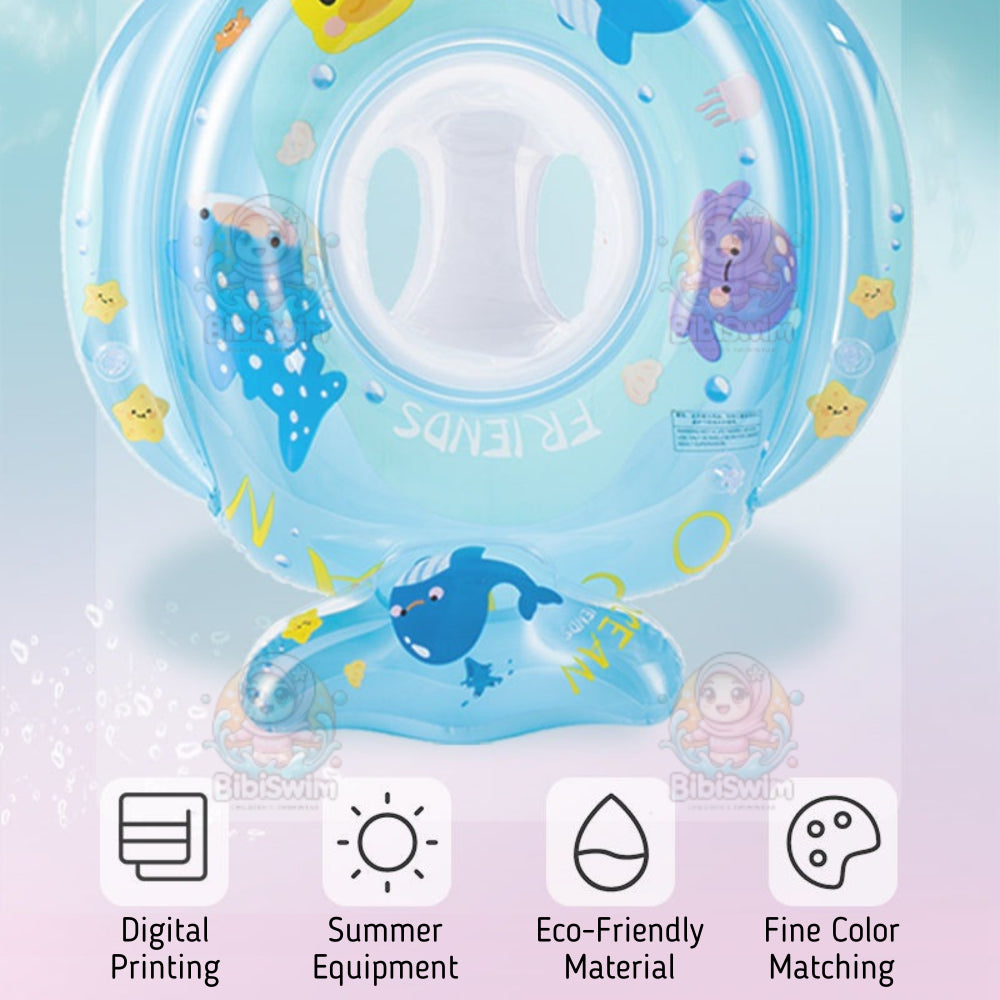 BIBISWIM Baby Swimming Float Ring | Pelampung Bayi & Kanak-Kanak