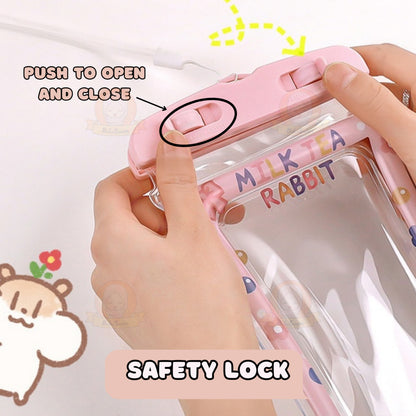 BIBISWIM Waterproof Transparent Airbag Phone Pouch | Underwater Mobile Case