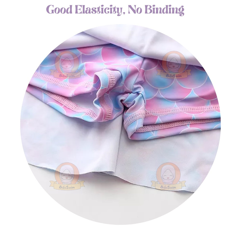 BIBISWIM Mermaid Swim Set with Hat