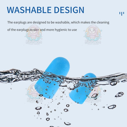 BIBISWIM Baby Ear Plugs | Swimming & Sleeping Noise-Blocking Earplugs with Case