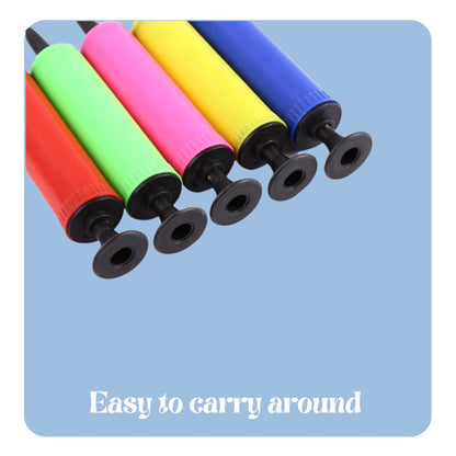 Portable Mini Manual Balloon Pump | Hand Push Air Inflator for Party