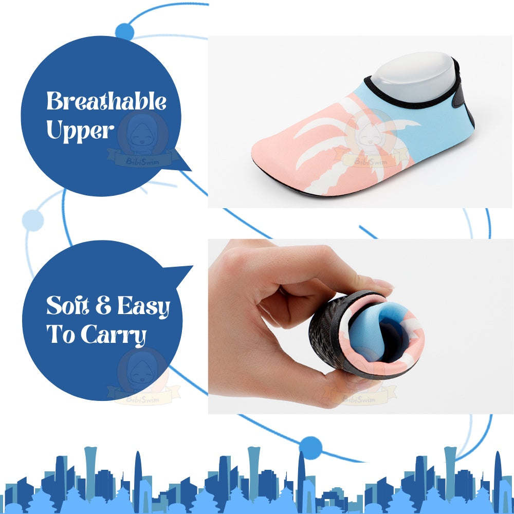 BIBISWIM Kids Swimming & Beach Shoes | Kasut Renang Budak