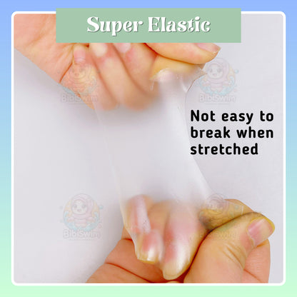 BIBISWIM Transparent PVC Repair Patch Kit for Inflatable Pool & Toys