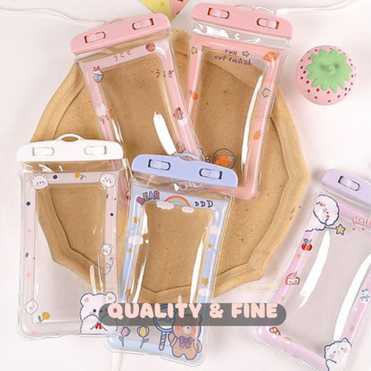 BIBISWIM Waterproof Transparent Airbag Phone Pouch | Underwater Mobile Case