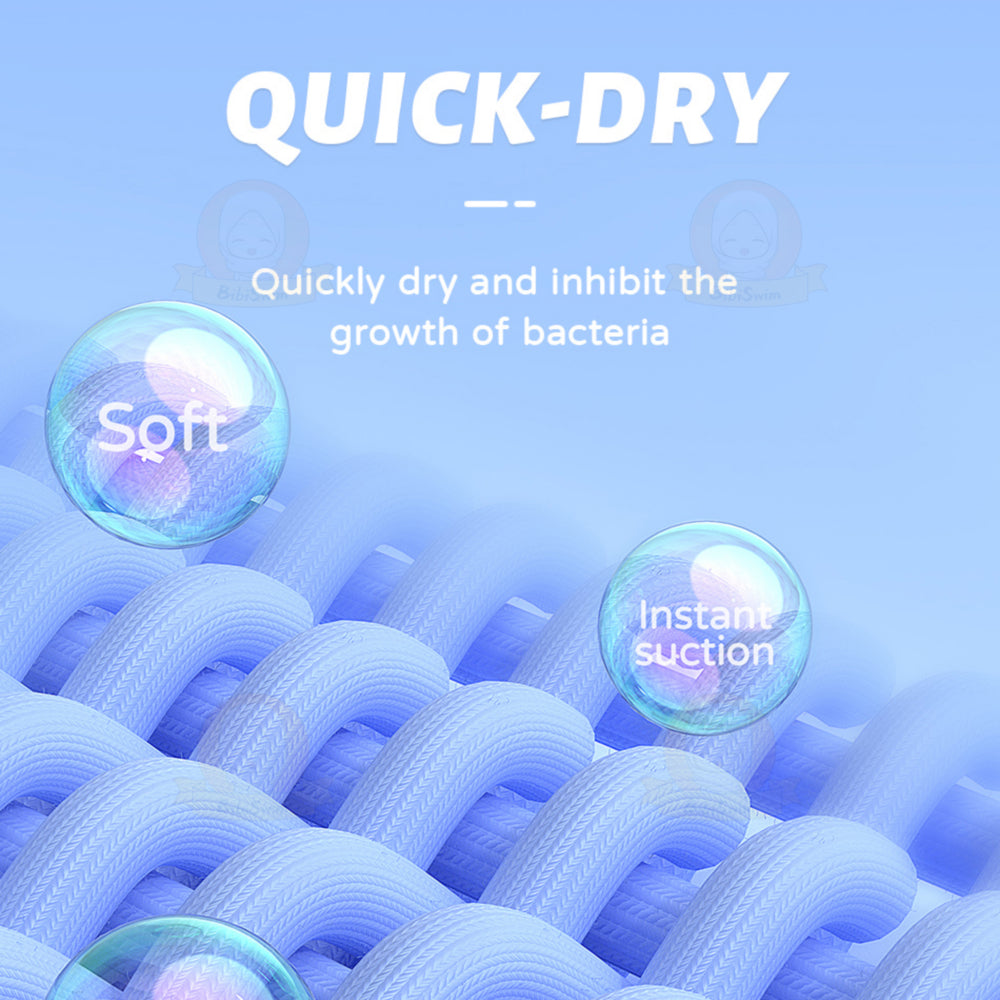 BIBISWIM Kids Hooded Bath Towel | Baby Bathrobe & Beach Towel