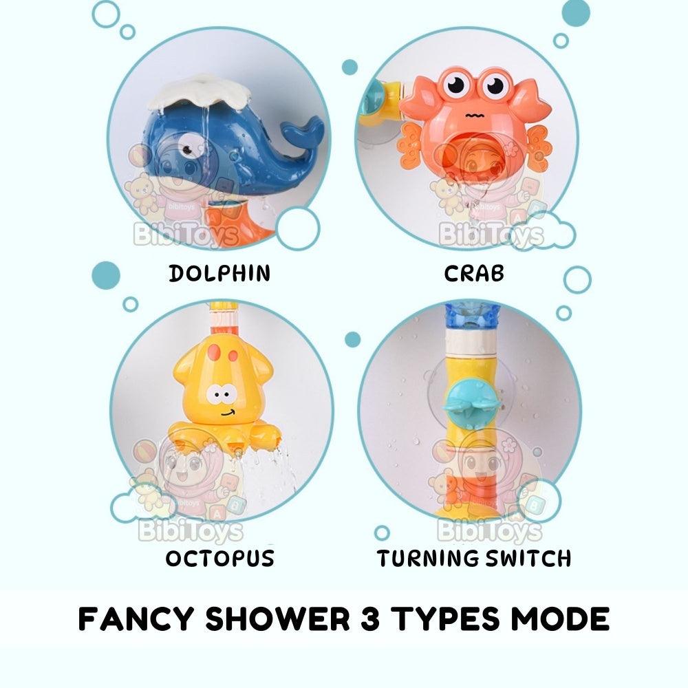 BIBISWIM Baby Bath Toys Water Play Pipes for Kids | Mainan Baby Mandi