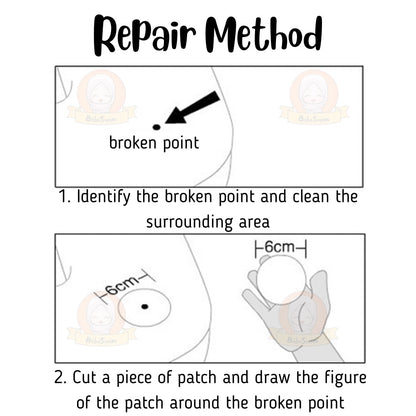 BIBISWIM Pool Repair Kit | Glue & Patch for Inflatable & Leaky Pools