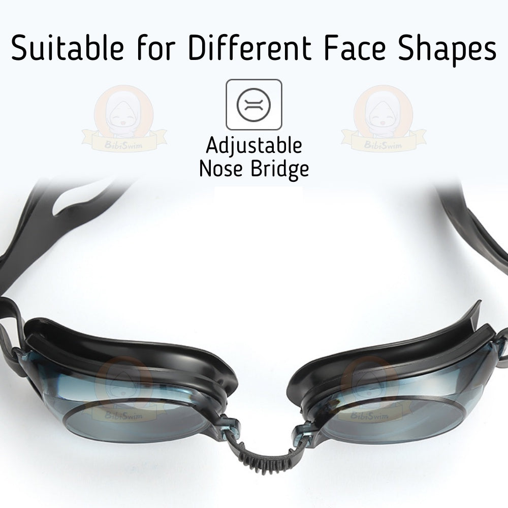 BIBISWIM Anti-Fog Kids Swim Goggles Set