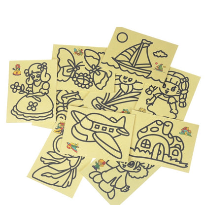 BIBISWIM Kids Sand Art Painting Set | DIY Colorful Drawing Craft