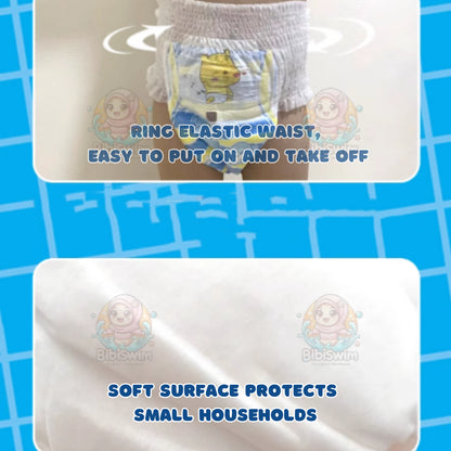 BIBISWIM Baby Swimming Diaper Pants Disposable & Leakproof | Lampin Renang
