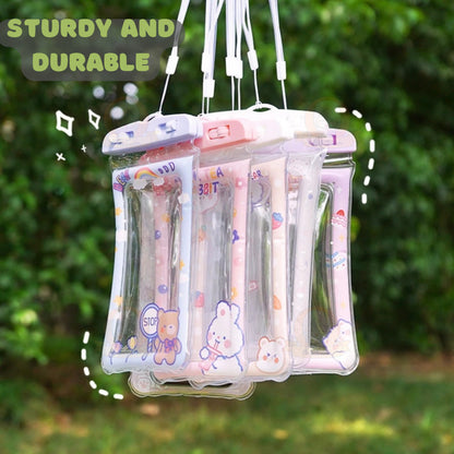 BIBISWIM Waterproof Transparent Airbag Phone Pouch | Underwater Mobile Case