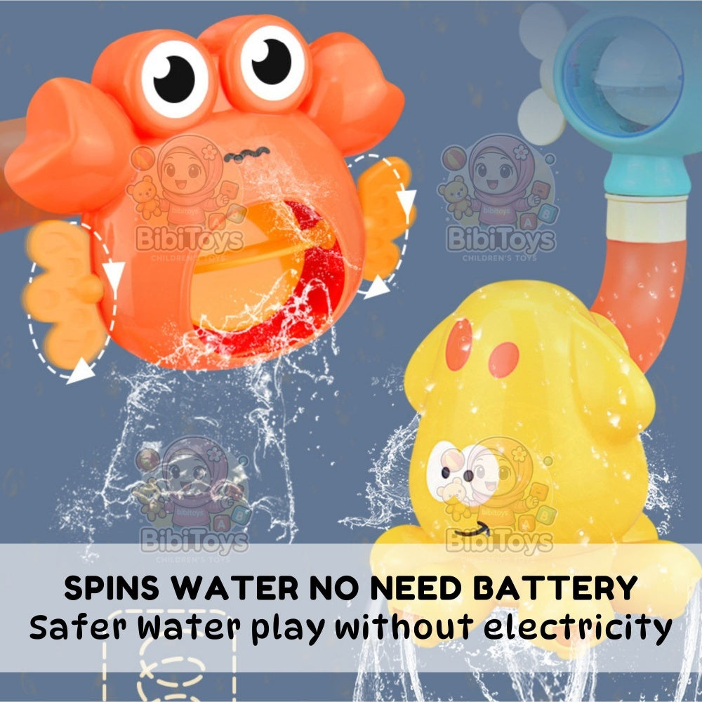 BIBISWIM Baby Bath Toys Water Play Pipes for Kids | Mainan Baby Mandi