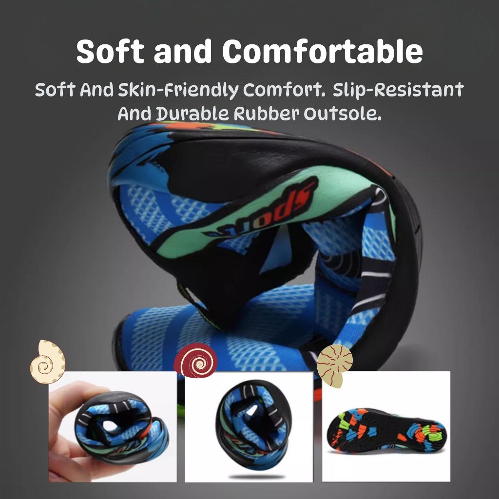 BIBISWIM Unisex Water Shoes | Quick-Dry Swimming, Diving, Beach & Outdoor